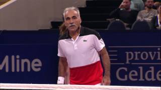 Samenvatting Bahrami  Schalken vs Henman  Haarhuis  AFAS Tennis Classics 2016 [upl. by Rojam]