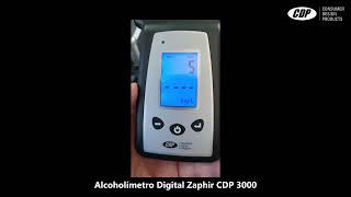 Alcoholímetro Digital Zaphir CDP 3000 [upl. by Eugine24]