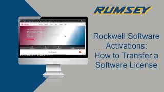 Rockwell Software Activations How to Transfer a Software License [upl. by Asuncion866]