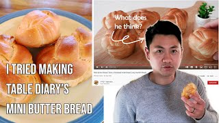 I tried table diarys Mini Butter Bread [upl. by Berlyn911]