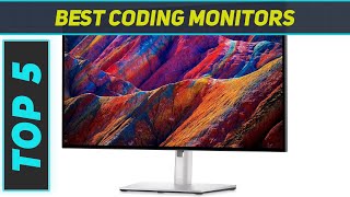 5 Best CODING MONITORS in 2023 [upl. by Goody]