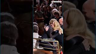 Adele pauses her concert to hug Céline Dion in the crowd [upl. by Adamik]