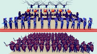 HALOWEEN ARMY vs 100x MELEE ARMY  Totally Accurate Battle Simulator TABS [upl. by Karry813]