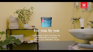 Tikkurila Luja Ceramic Tiles Paint [upl. by Niltac387]