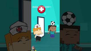 Baby Alex helps the doctor search for a suspicious patient shortsminecraft minecraft animation [upl. by Jaquenette]