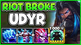 THIS UDYR BUILD IS THE MOST BROKEN THING IN LEAGUE OF LEGENDS IMMUNE TO DAMAGE [upl. by Ribaj535]