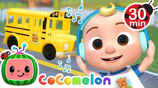 JJs Wheels On The Bus Toy Musical 🚍🎵  CoComelon Toy Play  CoComelon Nursery Rhymes amp Kids Songs [upl. by Ob]