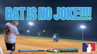 2024 Worth Bedlam Phil Matte 135quot XL USSSA Slowpitch Softball Bat Review [upl. by Aisirtap]