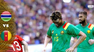 GAMBIE VS CAMEROUN  ENCORE DES CAS POSITIVES   QUART DE FINALE COUPE DAFRIQUE AFCON 2021  PES [upl. by Aihsyla527]