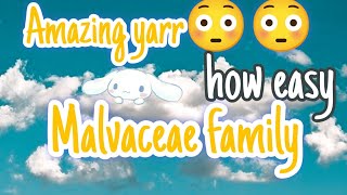 Malvaceae family class 11 newly added topic NEET 2025🫰👍 [upl. by Cardew]