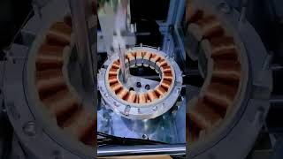 motor stator coil winding machine electricmotorwinding electricmotor automatic machinery [upl. by Ahseital898]