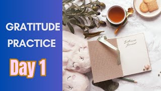 Gratitude Practice Day 1 of 28 Days In English Law of Attraction Positive Mindset Tips [upl. by Nima]