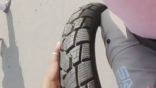 finally bike m tyre dalba diya 1109018 splendor bike modification video [upl. by Ranchod]