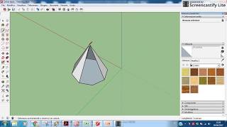 02  Piramide a base ottagonale su SketchUp con distanze tav6 [upl. by Alison]