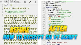 How To Decrypt SN V7 Encryption Lua Script With Dec Tool Decrypt All Script   Paid Dec Tool [upl. by Baniez276]