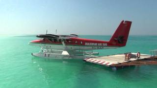 Maldivian air taxi Twin Otter takeoff [upl. by Murdock63]