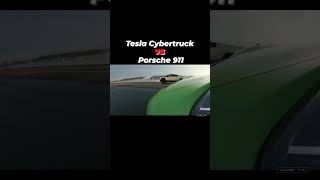 Tesla CyberTruck vs Porsche 911  Тесла Кибертрак против Порше 911 [upl. by Darken344]