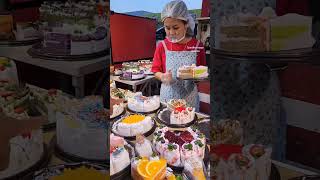 variety of pastries 🍰😋cake shortsfeed shorts viralvideo streetfood [upl. by Daza]