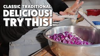 Delicious and SUPER EASY Israeli Red Cabbage Salad [upl. by Donnie]