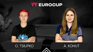 1330 Oleksandra Tsiupko  Alina Kohut 25112024 TT EuroCup Women Ukraine Star TABLE 4 [upl. by Ethelred]