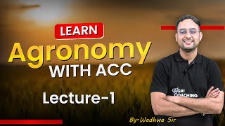 FREE CLASSES Agronomy1  English Medium I Classification of CropsI  Agri Coaching Chandigarh [upl. by Ellennoj980]