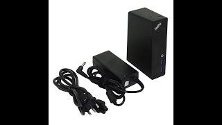 Dock Station Lenovo Thinkpad Basic Usb 30 Dl3700ess Preto [upl. by Swaine595]