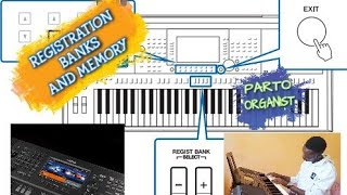 Tutorial Saving the registration memory as a bank file – Yamaha PSRSX900PSRSX700PSRS970 [upl. by Wenonah]