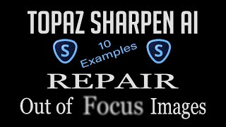 TOPAZ SHARPEN AI Before and After Results [upl. by Augie]