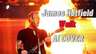 James Hetfield Pantera  Walk AI COVER [upl. by Acnayb]