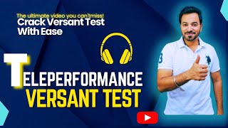 Versant Test Teleperformance  Your Ultimate Guide to Success  Versant  Voice Versant [upl. by Lovel]