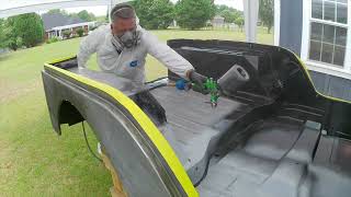 1979 Jeep CJ5 Restoration Episode 36 Spraying Raptor Liner on the Interior [upl. by Benetta376]