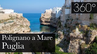 Polignano a Mare in 360°  Puglia [upl. by Eenaffit]