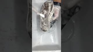 Watch the grime disappear Converse edition 🧼👟Part2 shorts restoration converse relaxing [upl. by Godart607]