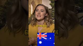 Saoirse Ronan Trying Different Countries Accent 😎😄 shorts [upl. by Harris]