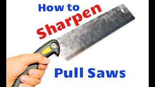 How to Sharpen Japanese Pull Saws [upl. by Emmer216]