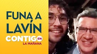 Joven funó a Joaquín Lavín quotVáyase del paísquot  Contigo En La Mañana [upl. by Kcirredal896]