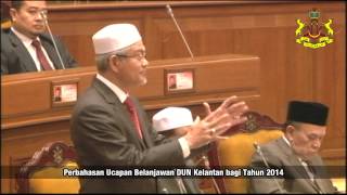 Part 1Perbahasan Ucapan Belanjawan Kelantan 2014 oleh YB Hj Zulkifli Mamat [upl. by Yrailih]