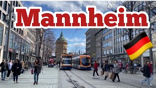 Visit MannheimGermany  Quick Trip to Mannheim  Virtual Walk  Travel Vlog 2023 [upl. by Ainslee]