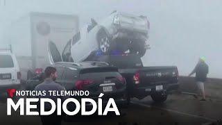 En Louisiana se escucharon choques por más de media hora  Noticias Telemundo [upl. by Otsedom]