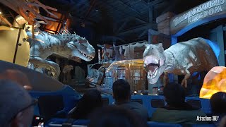 INTENSE Jurassic World Dark Ride in the World Best Dark Ride Ever Universal Studios 2024 [upl. by Nnahteb643]