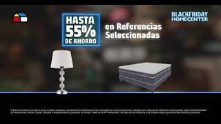 Sorprende tus sentidos con los miles de productos y ahorros increíbles en el Blackfriday Homecenter [upl. by Aduhey]