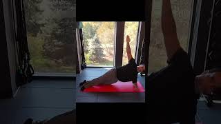 Do Low SidePlank ReachUnders for STRONGER Obliques amp Thighs PILATES [upl. by Taveda]