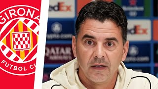 MÍCHEL en Rueda de prensa  quotTenemos MUCHO a ganarquot  GIRONA  CHAMPIONS LEAGUE [upl. by Ayrolg]