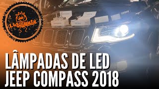 Lâmpadas de Led para Jeep Compass 2018 [upl. by Brana238]