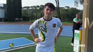 Grifone Gialloverde Vs Real Monterotondo Intervista a Falato [upl. by Redmund]