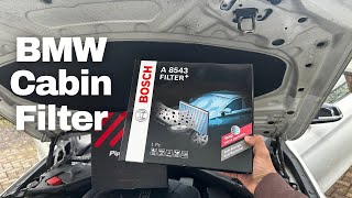 CabinPollen Filter Change on MY BMW F324 Series  How To  DIY [upl. by Edette535]