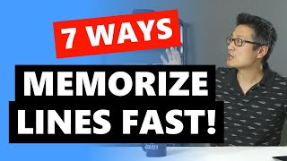 7 Easy Ways to Memorize Lines for Your Acting Audition  How to Read a Script and Memorize it FAST [upl. by Behlke]