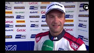 Turkington chats to ITV Sport following his podium at Donington Park 2024 [upl. by Reger]