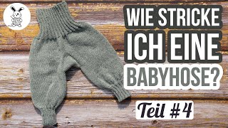 Wie stricke eine Babyhose 4 Abschluss [upl. by Volny]