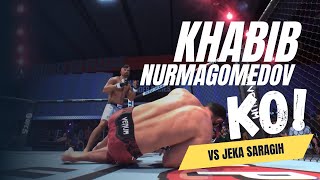 Jeka Saragih vs Khabib Nurmagomedov Full Fight [upl. by Assillem401]